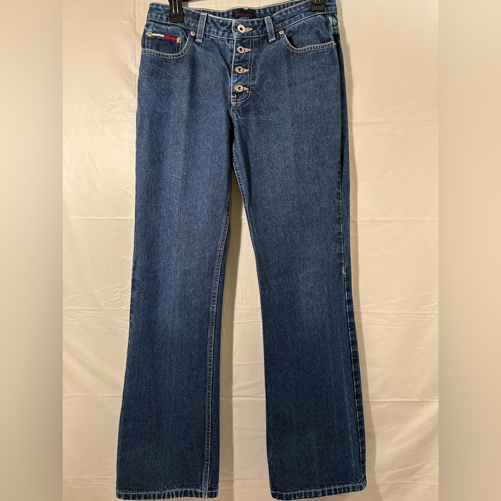 Tommy Vintage Y2K Jamil Button Fly Jeans Size 9